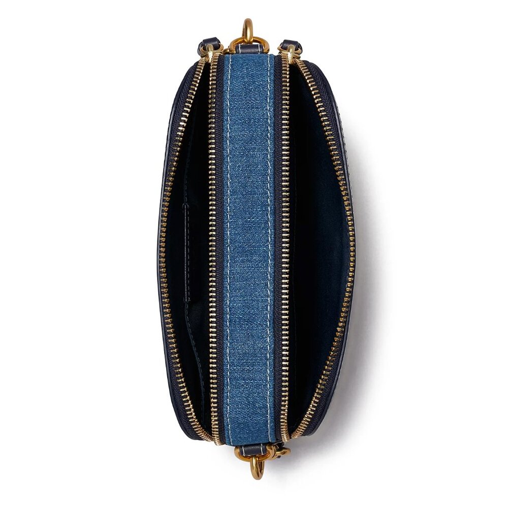 Tory Burch Mini Miller Denim Crossbody Bag - Picture 3 of 11